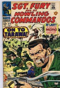 Sgt Fury #49 ORIGINAL Vintage 1967 Marvel Comics