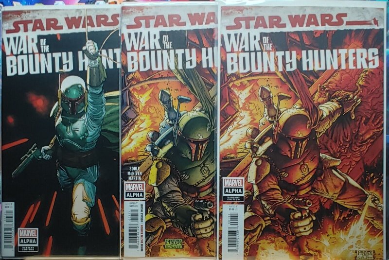 War Of The Bounty Hunters Alpha 1 (2021) Mcniven Leinil Yu First Prints