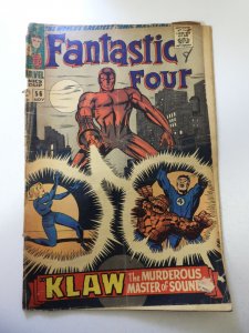 Fantastic Four #56 (1966) GD+ Condition