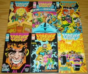 Forever People v2 #1-6 FN/VF complete series - j.m. dematteis - dc comics 1988