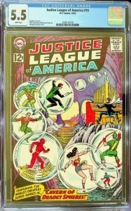 Justice League of America #16 (1962) - CGC 5.5 - Cert#4240152019