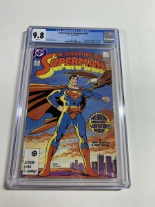Adventures Of Superman 424 Cgc 9.8 White Pages Dc Comics