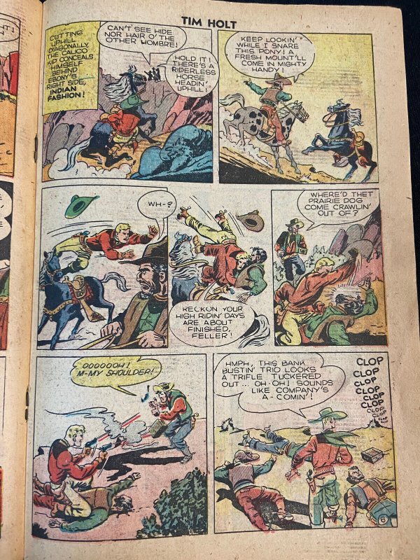 TIM HOLT #32 CANADIAN EDITION DETACHED COVER G/VG