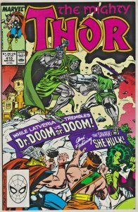 THOR#410 VF/NM 1989 VS DR. DOOM MARVEL COMICS