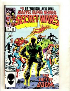 Secret Wars Complete Marvel Comics Series # 1 2 3 4 5 6 7 8 9 (NM) 10 11 12 HJ9