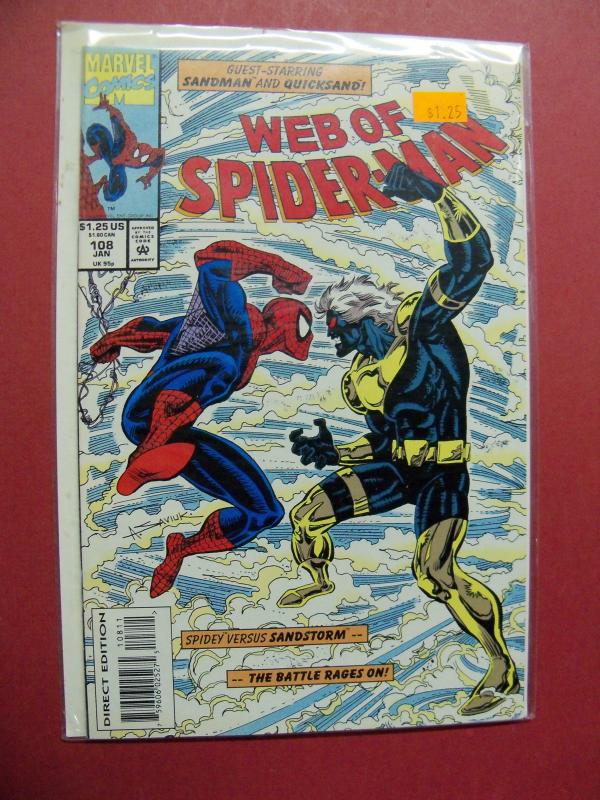 WEB OF SPIDER-MAN  #108 (VF/NM 9.0) OR BETTER