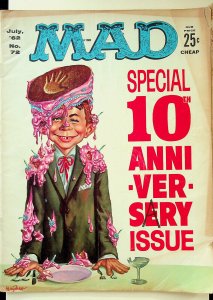 Mad Magazine #72 (Jul 1962, E.C.) - Good-