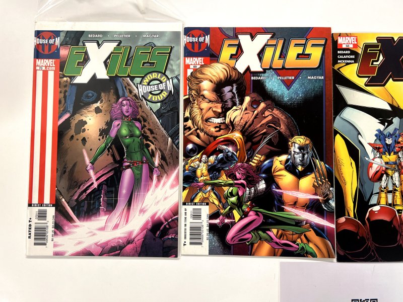 4 Exiles Marvel Comic Books # 67 68 69 70 Avengers Defenders Spiderman 53 JS15