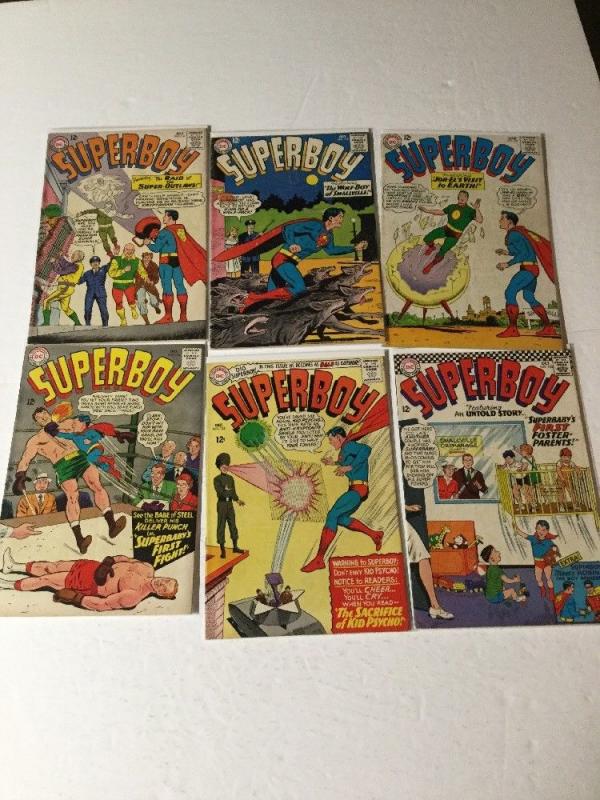 Superboy 114 116 121 124 125 133 Vg- Or Better Silver Age