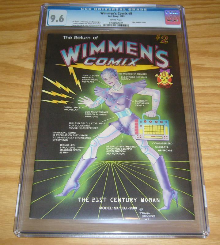 Wimmen's Comix #8 CGC 9.6 trina robbins cover - highest graded underground comix