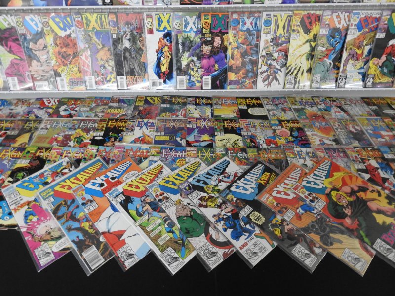 Huge Lot 180+ Comics W/ She-Hulk, Moon Knight, Excalibur+ Avg VF- Condition!!
