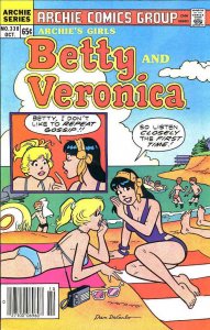 Archie's Girls Betty And Veronica #338 FN ; Archie | October 1985 Bikini Beach C