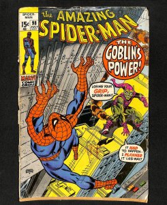 Amazing Spider-Man #98 Drug Issue! Green Goblin! No CCA!