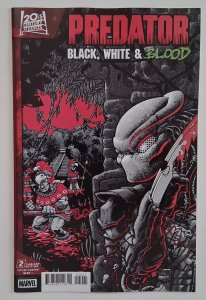 PREDATOR BLACK WHITE & BLOOD #2 MARVEL COMICS 2025 GONZO VARIANT