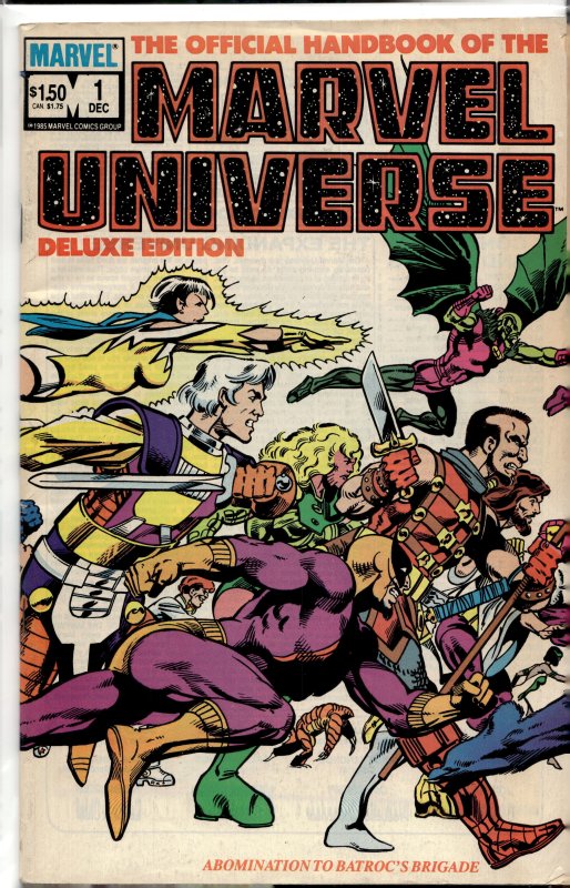 The Official Handbook of the Marvel Universe #1 (1985) Abomination