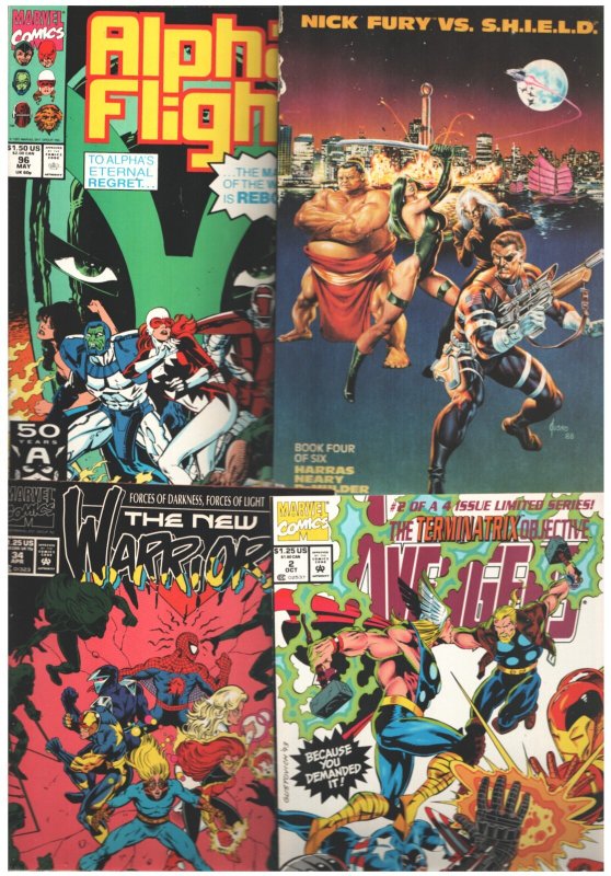 Marvel Comics Lot of 20 Issues- 1990's-Cabot-Avengers-Silver Surfer