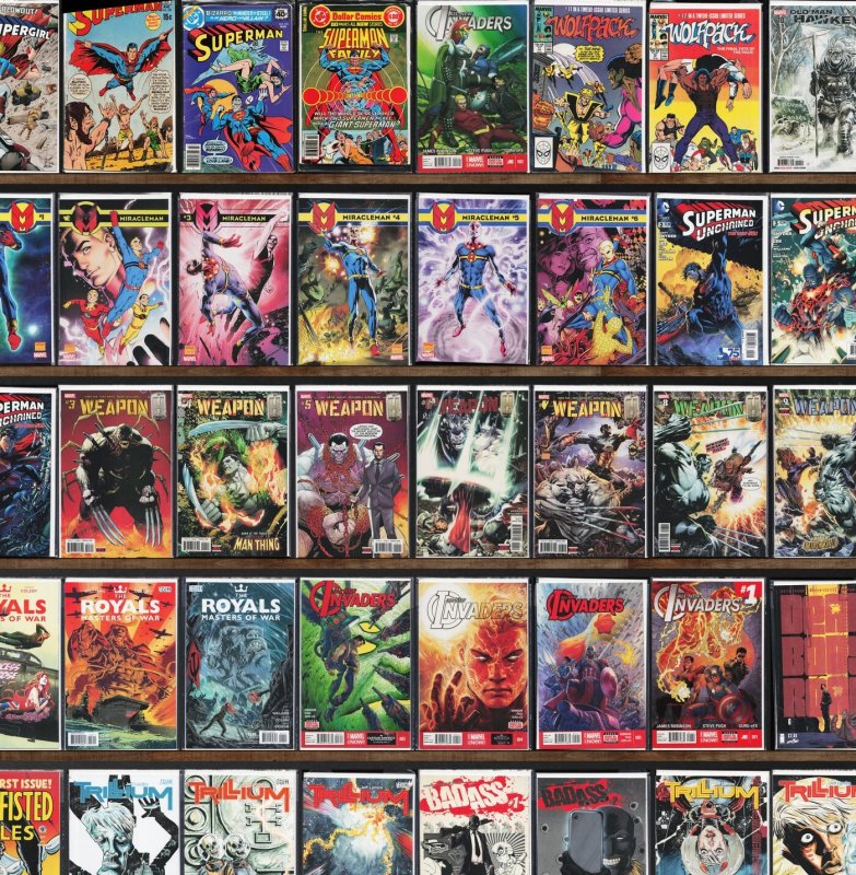 Huge Lot 160+ Comics with Old Man Hawkeye, Weapon H, Trillium & More!