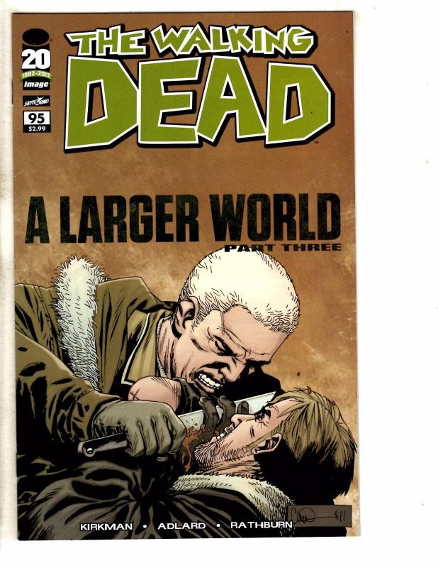 The Walking Dead # 95 NM 1st Print Image Comic Book AMC TV Rick Carl J267