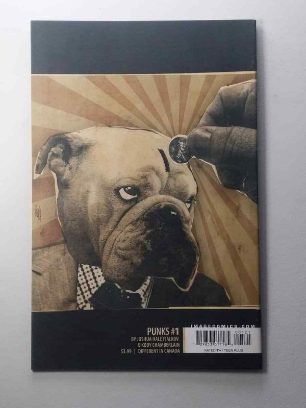 Punks the Comic #1 Variant Signed by Fialkov 2015 C17A