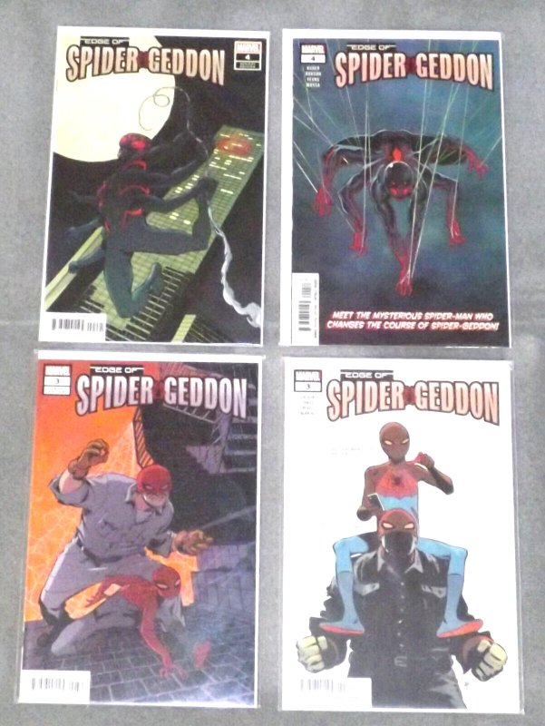 EDGE OF SPIDER-GEDDON #3 4 + Variants NM+ 4 Issues 2019 Spider-Man Spider-Verse 