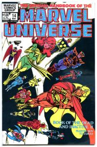 Official Handbook of the MARVEL UNIVERSE #1 2 3 4 5 6 7 8 9 10 11-14, VF/NM,1983