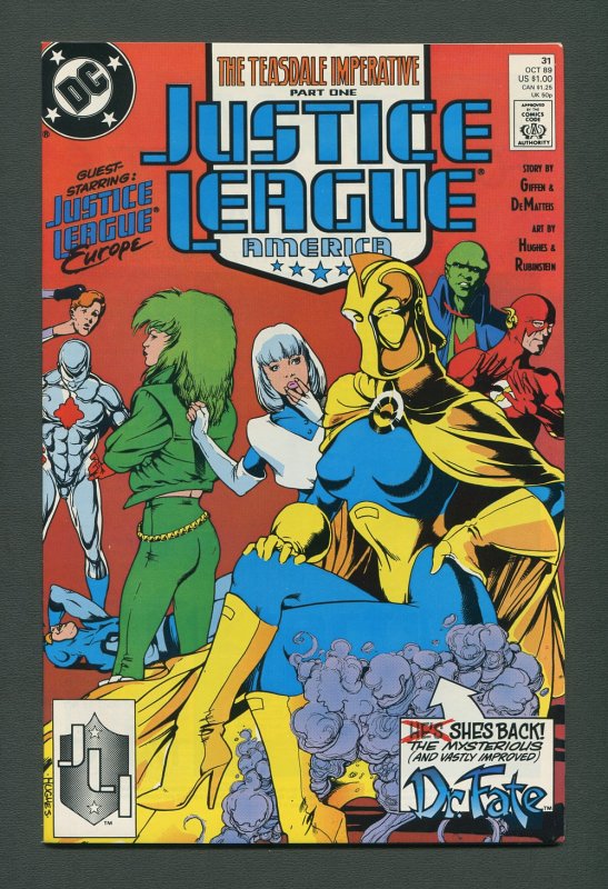 Justice League America #31  / 9.0 VFN/NM  /  October 1989