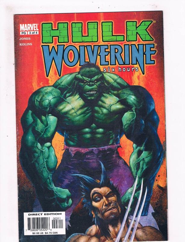 Incredible Hulk & Wolverine Six Hours # 3 Marvel Comic Books X-Men Avengers! SW7