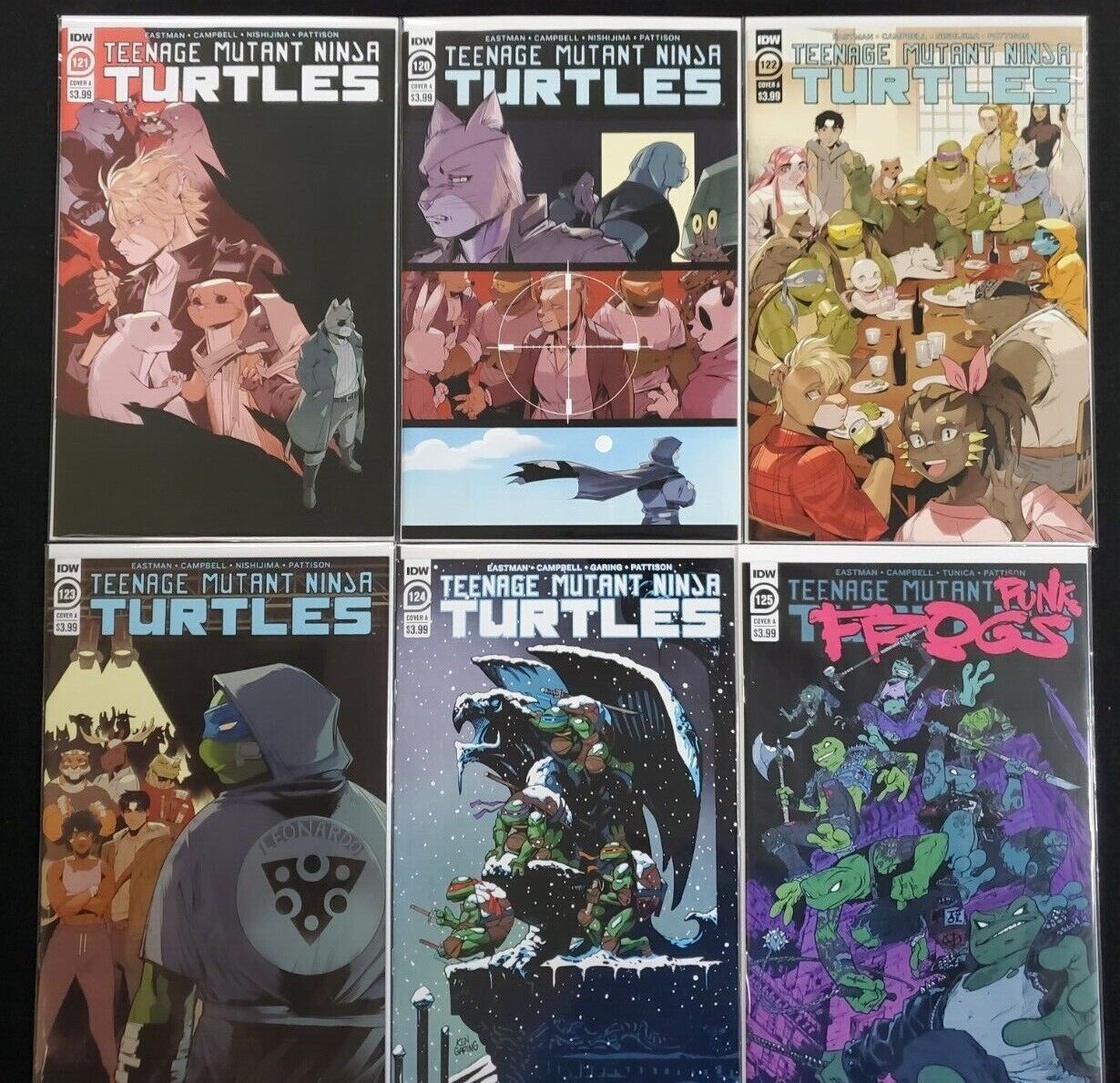 Teenage Mutant Ninja Turtles 121 130 Annual Eastman Lot Of 13 2022 Idw Nm Comic Books 