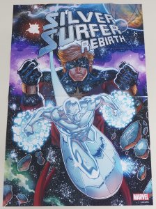 Silver Surfer: Rebirth #1 poster - 36  x 24 - Captain Marvel - Ron Lim art 