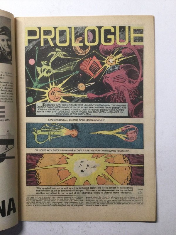 Spectre 3 Very Fine- Vf- 7.5 Dc Comics