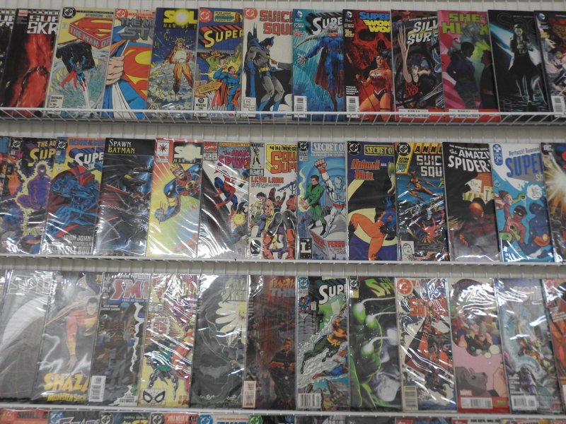 Huge Lot 120 Comics W/ Suicide Squad, Spider-Man, Superman+ Avg VF Condition!!