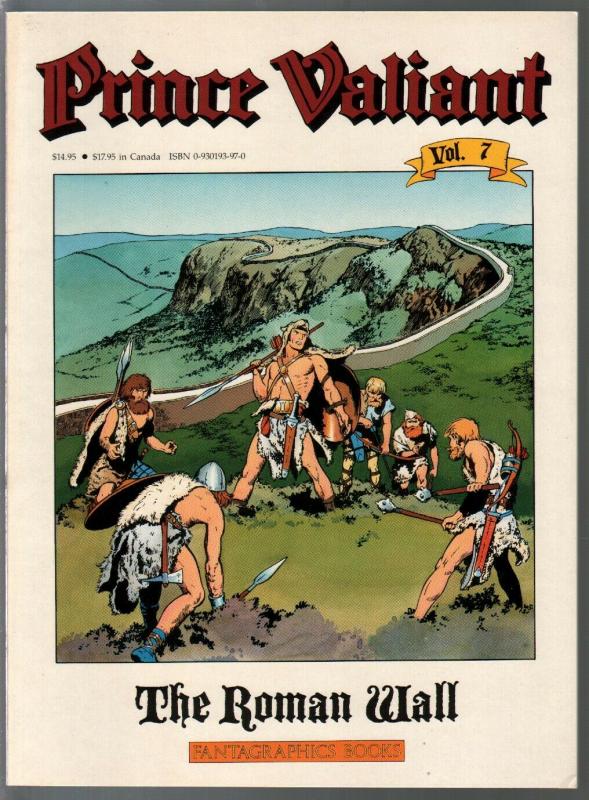 Prince Valiant #7 1990-Fantagraphics-color reprint-Hal Foster-Roman Wall-VF