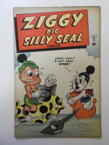 Ziggy Pig-Silly Seal Comics #4 (1945) VG Condition!