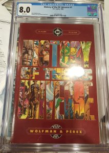 History of the DC Universe #1 (1987) CGC 8.0 VF