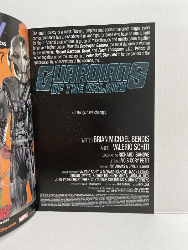 Guardians Of The Galaxy #1 2015 Variant