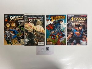 4 Superman DC Comic Books # 1 1 2 708 Batman Wonder Woman Robin Flash 97 JS35