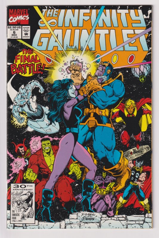 From Marvel Comics! Infinity Gauntlet! Issue #6!