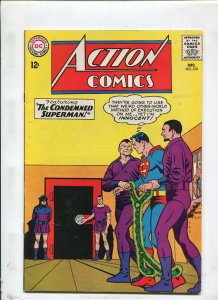 ACTION COMICS #319 (8.0) THE CONDEMNED SUPERMAN! 1964