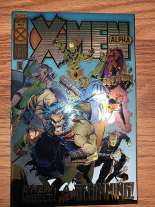 Details about   X-Men Alpha #1 Foil 1994 Wraparound Foil Cover Marvel Comics New World 