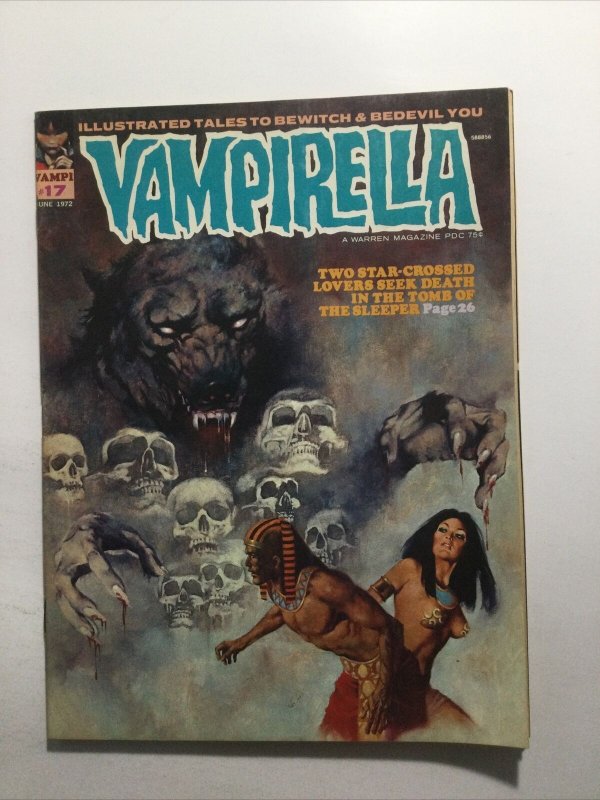 Vampirella 17 June 1972 Fine Fn 6.0 Warren Magazine