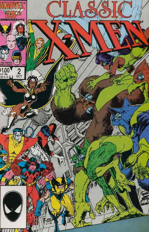 Classic X-Men #2 VF; Marvel | save on shipping - details inside