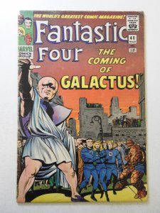 Fantastic Four #48 (1966) GD+ Condition centerfold detached