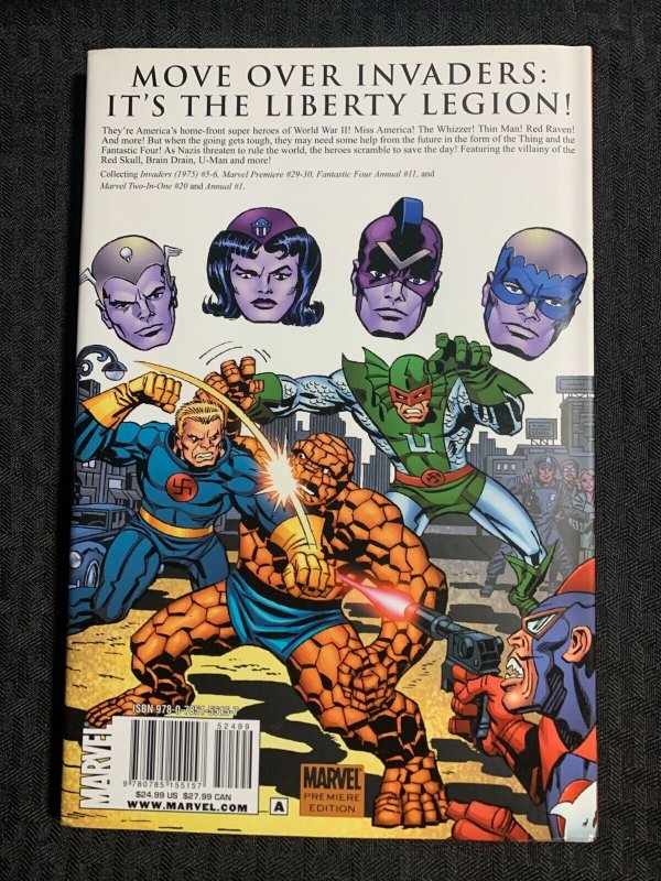 2011 THE THING Liberty Legion HC/DJ VF+/FN+ 1st Marvel Comics