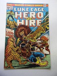 Hero for Hire #13 (1973) VG+ Condition moisture stains bc