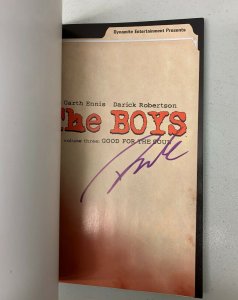 The Boys Vol. 3 Good For The Soul Paperback 2018 Signed Darick Robertson 