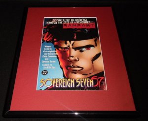 Sovereign Seven 1995 DC Comics Framed 11x14 ORIGINAL Vintage Advertisement