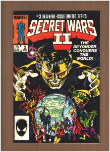 Secret Wars II #3 Marvel Comics 1985 Jim Shooter BEYONDER X-MEN AVENGERS VF/NM