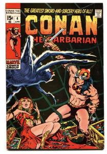 Conan The Barbarian #4 1971-Barry Smith VF/NM Marvel