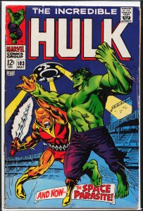 The Incredible Hulk #103 (1968) Hulk