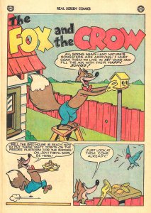 REAL SCREEN COMICS #32 (1950) 6.0 FN  Fox & Crow, Flippity & Flop,Tito & Burrito